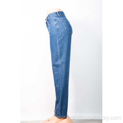 Großhandel Damen Stretch Jeans Solide Farbhose